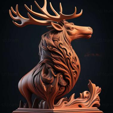 3D model Crimean Volume famous animal (STL)